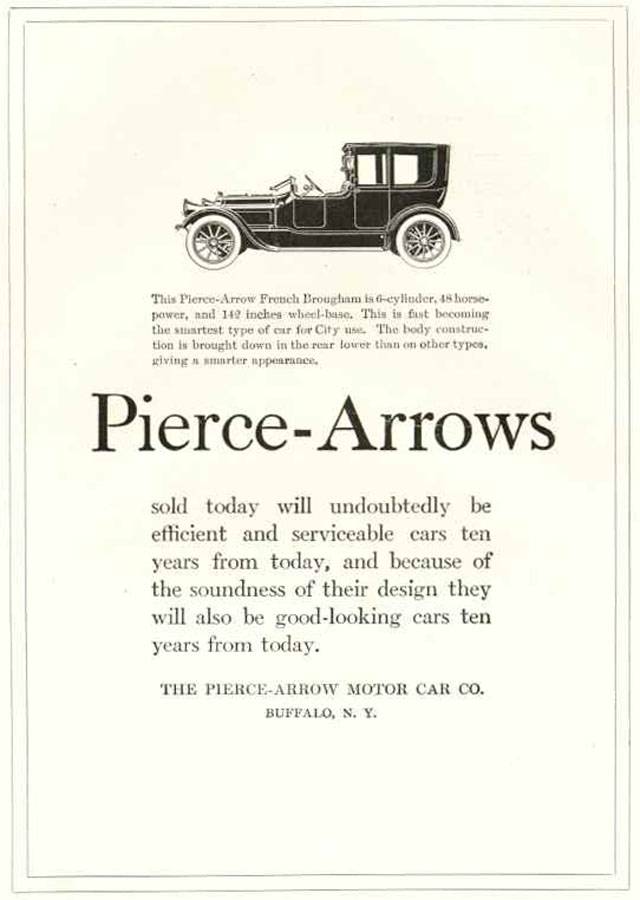 1918 Pierce-Arrow Auto Advertising